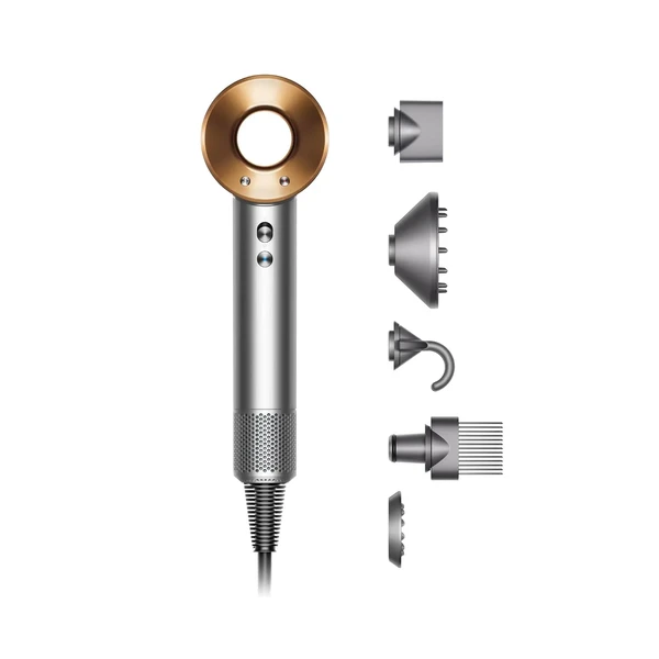 Фен для волосся з технологією швидкого сушіння Dyson Supersonic™ Hair Dryer Color: Nickel/ Copper