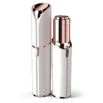 Електричний тример для обличчя Facial Hair Remover for Women - as Seen on TV Painless Face Shaver - Electric Hair Removal Device for Face Lips Peach Fuzz with Light (White)