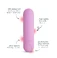 Мини-вибратор для женщин plusOne Bullet Mini Vibrator for Women Color: Light Pink - Фото 5