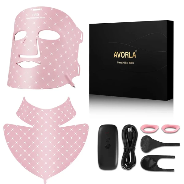 Маска для обличчя з LED світлом терапія зморшок та акне KBeauty LED Light Mask -infrared light therapy red light therapy led facial light Photons Facial Skin Care Wrinkle reduce anti-acne facial light acne treatment beauty device-KFB265