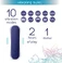 Мини-вибратор для женщин plusOne Bullet Mini Vibrator for Women Color: Navy - Фото 3