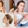 Електричний тример для обличчя Facial Hair Remover for Women - as Seen on TV Painless Face Shaver - Electric Hair Removal Device for Face Lips Peach Fuzz with Light (White) - Фото 4