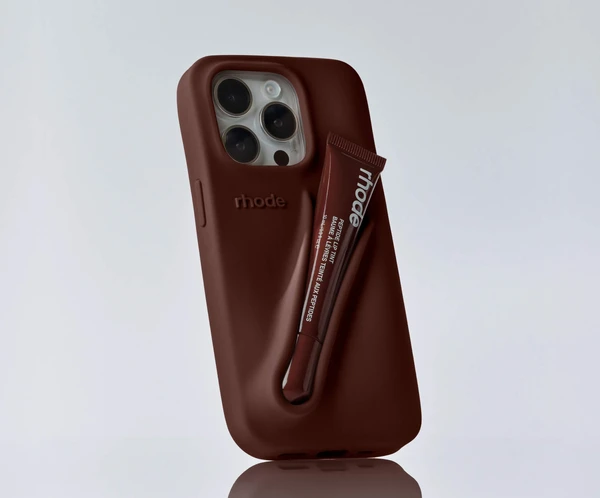 Силіконовий чохол rhode lip case - espresso (• iPhone 13, 13 Pro, 13 Pro Max • iPhone 14, 14 Pro, 14 Pro Max • iPhone 15, 15 Pro, 15 Pro Max • iPhone 16 Pro та 16 Pro Max)