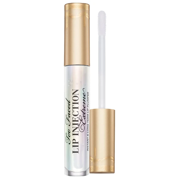 Блиск для об'єму губ Too Faced Lip Injection Extreme Lip Plumper Gloss Color: Original Clear Size 0.14 oz/ 4 mL