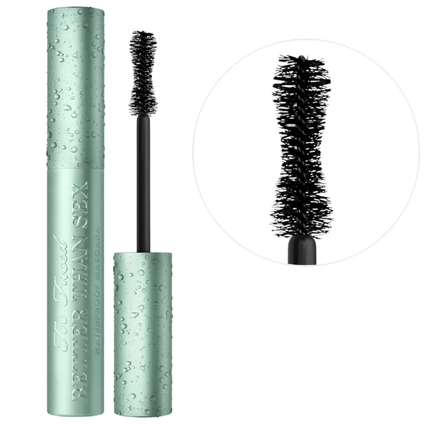 Объемная водостойкая тушь Too Faced Better Than Sex Volumizing & Lengthening Waterproof Mascara Size: Standard Size Black - 0.27 oz/ 8 mL