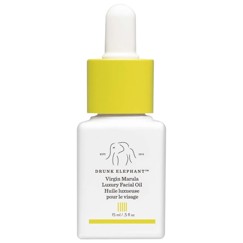 Масло для лица с эффектом омоложения Drunk Elephant Mini Virgin Marula Luxury Face Oil 0.5 oz/ 15 mL