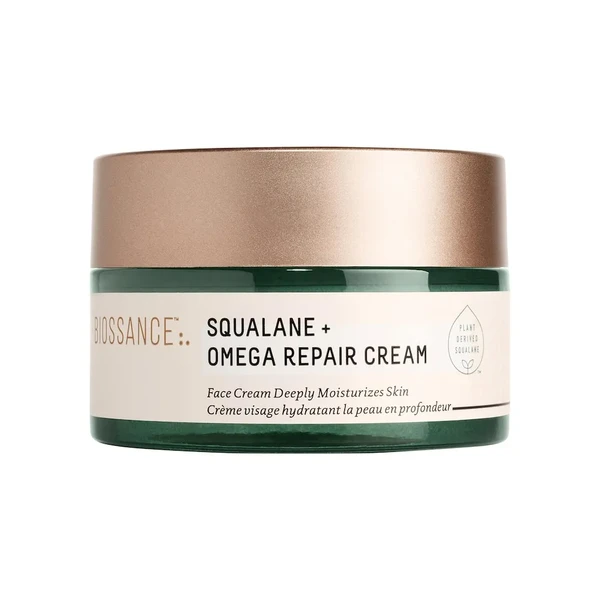 Крем для обличчя Biossance Squalane + Omega Repair Deep Hydration Moisturizer 1.69 oz / 50 mL