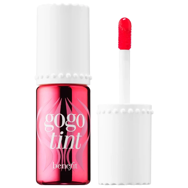 Тінт для губ і щік Benefit Cosmetics Benetint Liquid Lip + Cheek Blush Stain Color: Gogotint - bright cherry tinted lip &amp; cheek stain Size 0.2 oz / 6 mL