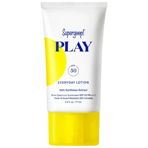 Сонцезахисний крем Supergoop! Mini PLAY Everyday Lotion SPF 50 with Sunflower Extract 2.4 oz/ 71 mL