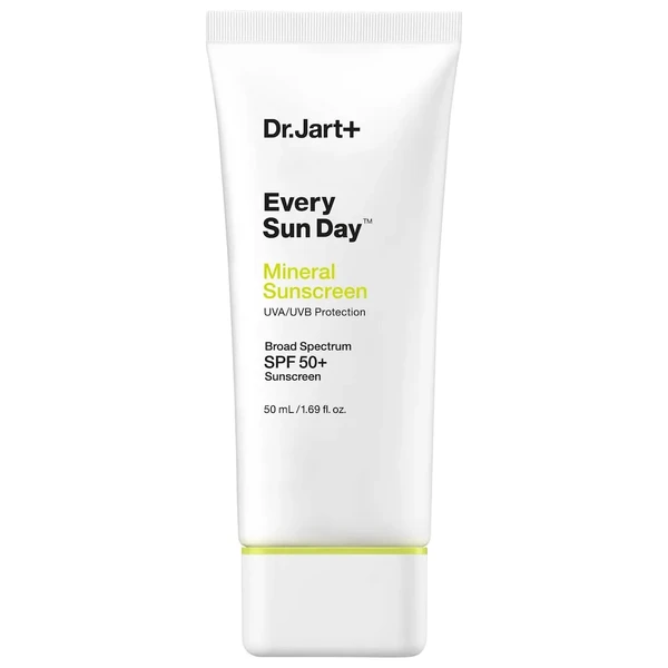 Мінеральний сонцезахисний крем для обличчя SPF 50+ Dr. Jart+ Every Sun Day™ Mineral Face Sunscreen SPF 50+ 1.69 oz / 50 mL