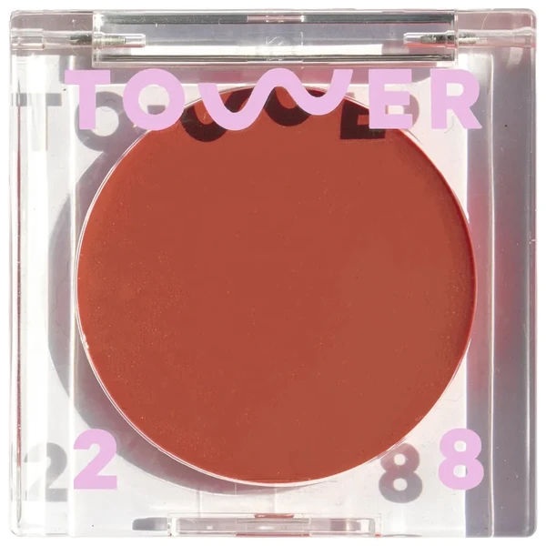 Румяна для губ та щік Tower 28 Beauty BeachPlease Lip + Cheek Dewy Cream Blush Color: Power Hour - sun-kissed terracota Size 4.5 oz/ 0.158 g