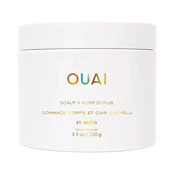 Очищуючий скраб для шкіри голови та тіла OUAI St. Barts Cleansing Scalp & Body Sugar Scrub, 250 г