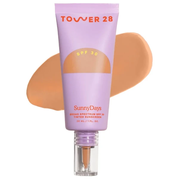 Тональный крем Tower 28 Beauty SunnyDays SPF 30 Tinted Sunscreen Foundation Color: 25 Ocean Park - medium with warm undertones Size 1 oz/ 30 mL