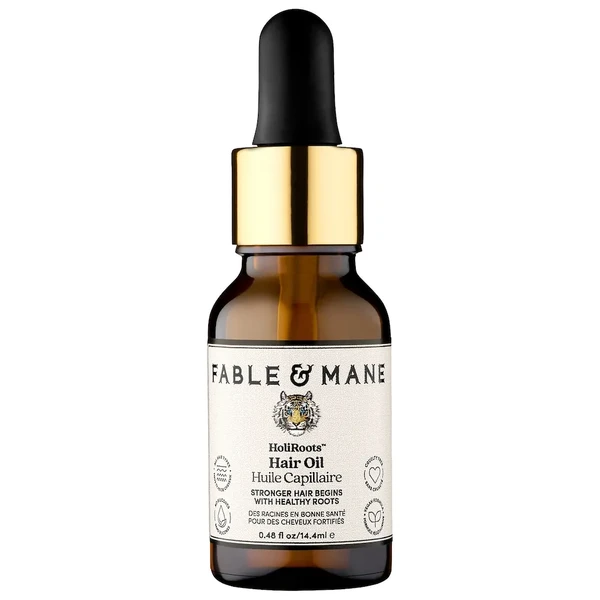 Зміцнення коренів волосся Fable & Mane HoliRoots Pre-wash Hair Treatment Oil Mini 0.48 oz/ 14.4 mL