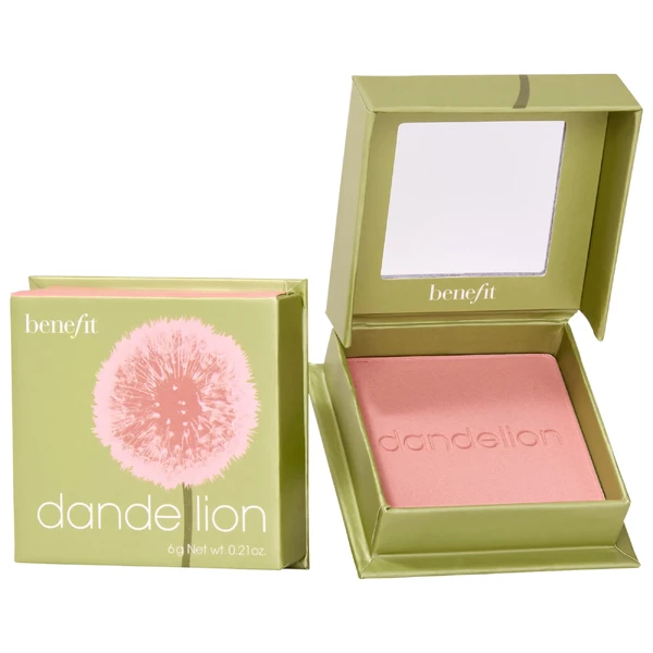 Румяна для щік Benefit Cosmetics Dandelion Baby-Pink Brightening Blush Color: Full Size - baby-pink brightening Size 0.21 oz / 6 g