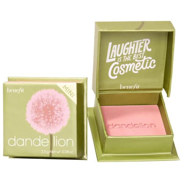 Румяна для щік Benefit Cosmetics Dandelion Baby-Pink Brightening Blush Color: Mini - baby-pink brightening Size 0.08 oz / 2.5 g