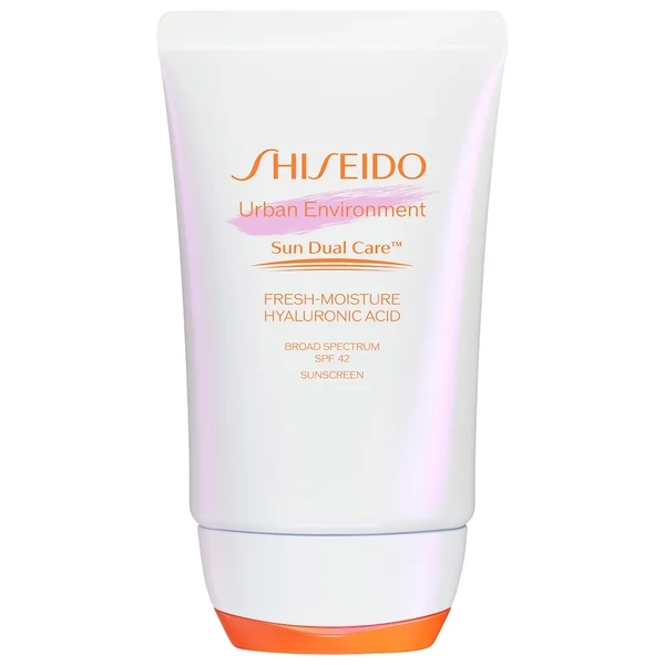 Зволожуючий сонцезахисний крем Shiseido Urban Environment Fresh-Moisture Sunscreen Broad-Spectrum SPF 42 with Hyaluronic Acid 1.8 oz / 50 ml