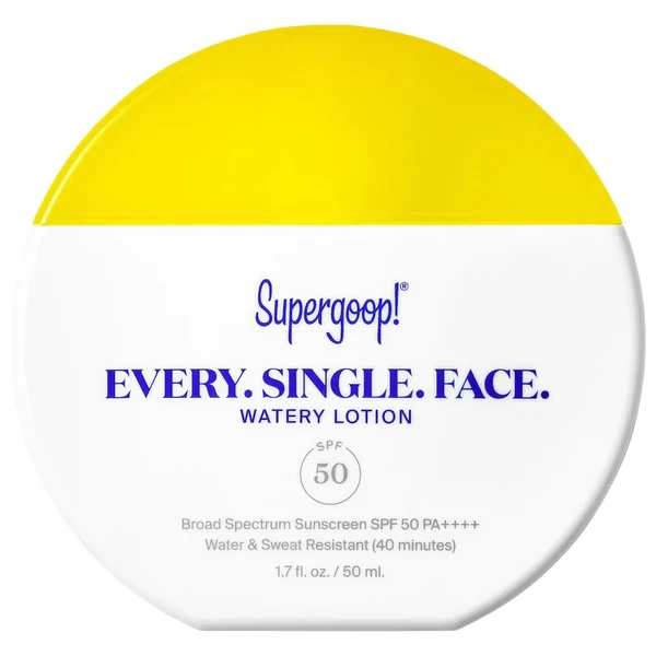 Крем для обличчя SPF50 Supergoop! Every. Single. Face. Watery Lotion SPF 50 1.7 oz/ 50 mL