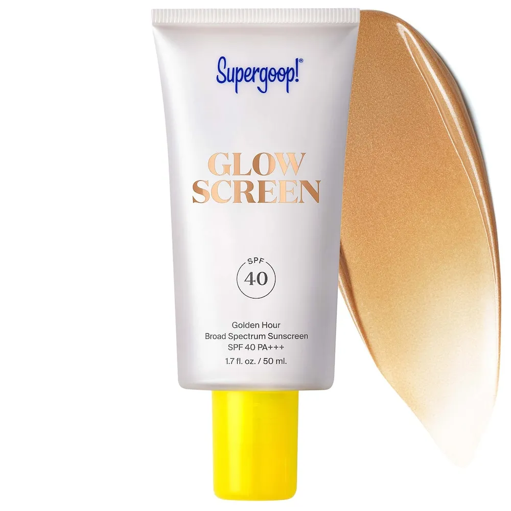 Увлажняющий праймер с SPF40 Supergoop! Glowscreen, 50 мл - Golden Hour/Bronze