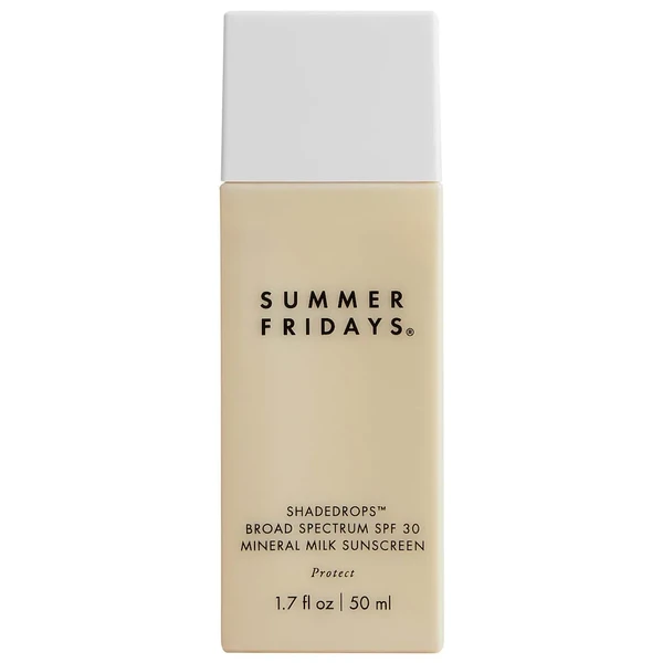 Сонцезахисний крем Summer Fridays ShadeDrops Mineral Milk Sunscreen SPF 30 1.7 oz / 50 mL