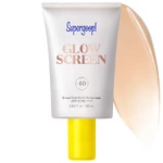 Сонцезахисний крем Supergoop! Mini Glowscreen Sunscreen SPF 40 with Hyaluronic Acid + Niacinamide .68 oz Sunrise / 20 mL - champagne