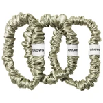 Шовкові резинки для волосся Crown Affair The Silk Scrunchie No. 001 Set