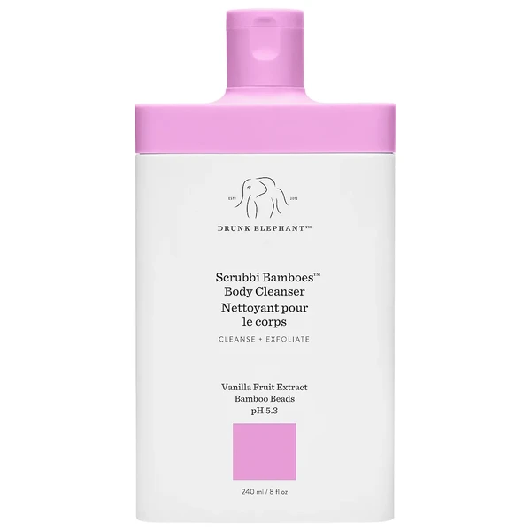Очищуючий скраб для тіла Drunk Elephant Scrubbi Bamboes Body Cleanser 240 мл