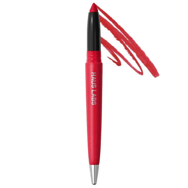 Зволожуюча помада-олівець HAUS LABS BY LADY GAGA Le Monster Lip Crayon Vegan Lipstick and Lip Liner Color: Scarlet Matte - cool deep red Size 0.049 oz / 1.4 g