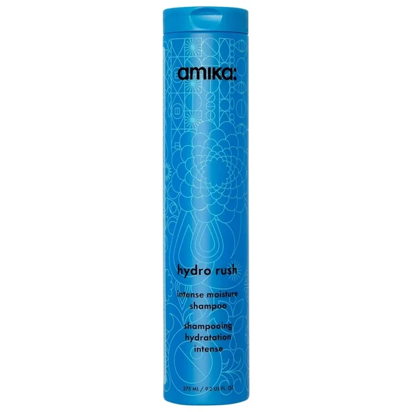 Зволожуючий шампунь amika Hydro Rush Intense Moisture з гіалуроновою кислотою 9.2 oz / 275 mL