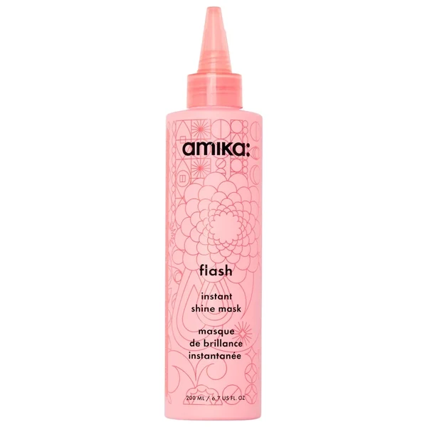 Маска для волосся для блиску та зволоження amika Flash Instant Shine Hair Gloss Mask 6.7 oz / 200 mL