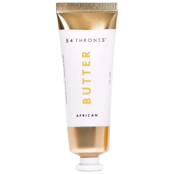Крем-масло для інтенсивного догляду за сухою шкірою 54 Thrones Mini AFRICAN Beauty Butter Ugandan Vanilla and Ethiopian Honey, 30 mL