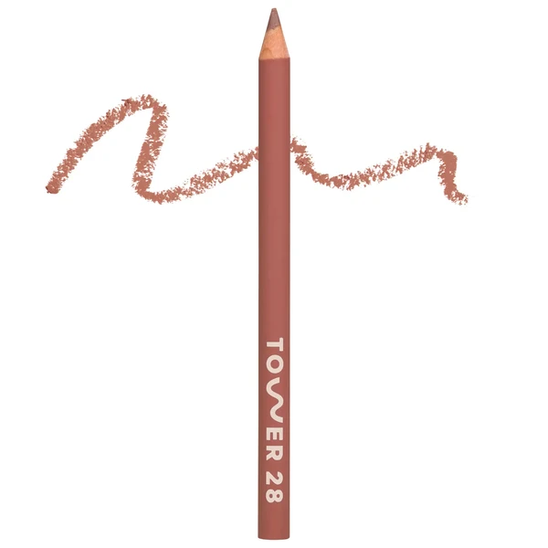 Кремовий олівець для губ, очей, щік Tower 28 Beauty OneLiner Lip Liner + Eyeliner + Cheek Pencil Color: Work Of Art - pinky taupe Size 0.04 oz / 1.14 mL