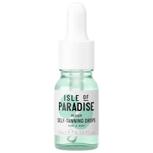 Краплі для автозасмаги обличчя Isle of Paradise Mini Self Tanning Natural Glow Face Drops Medium 0.33 oz / 10 mL