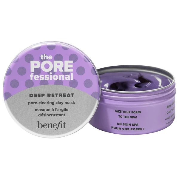 Очищувальна каолінова маска для звуження пор Benefit Cosmetics The POREfessional Deep Retreat Pore-Clearing Kaolin Clay Mask Size: 2.5 oz / 75 mL