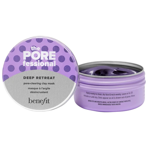 Очищувальна каолінова маска для звуження пор Benefit Cosmetics The POREfessional Deep Retreat Pore-Clearing Kaolin Clay Mask Size: 1 oz / 30 ml MINI
