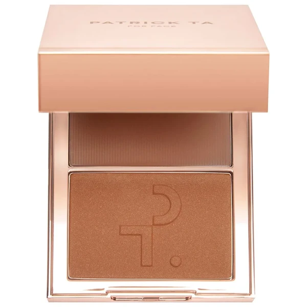 Контурний крем і бронзер Major Sculpt - PATRICK TA Major Sculpt Crème Contour & Powder Bronzer Duo She's Bronzed - medium with warm undertone 0.24 oz crème and 0.23 oz powder / 6.8 g crème and 6.5 g powder