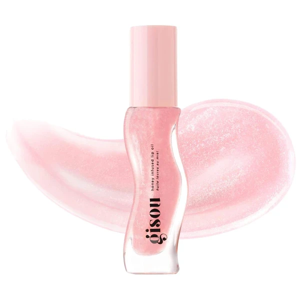 Зволожуюча олія для губ з медом Gisou Honey Infused Hydrating Lip Oil Shimmer, Watermelon Sugar, 8 ml