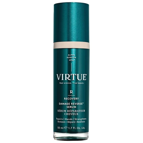 Сироватка для відновлення волосся з кератином Virtue Damage Reverse Hair Serum 1.7 oz / 50 mL