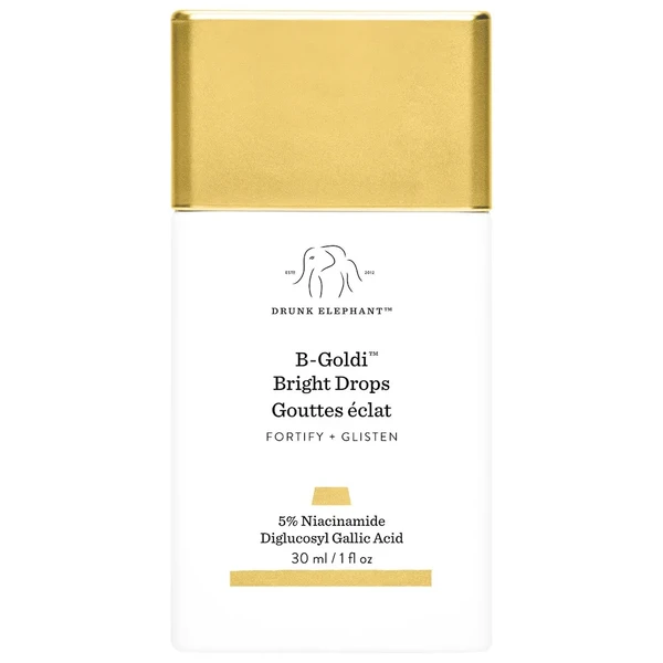 Краплі для сяйва шкіри Drunk Elephant B-Goldi™ Bright Illuminating Drops with 5% Niacinamide 1 oz / 30 mL
