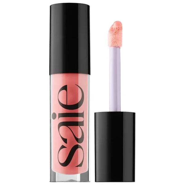 Зволожуючий блиск для губ Saie Glossybounce™ High-Shine Hydrating Lip Gloss Oil Color: Kiss - clear Size 0.17 oz / 5 ml