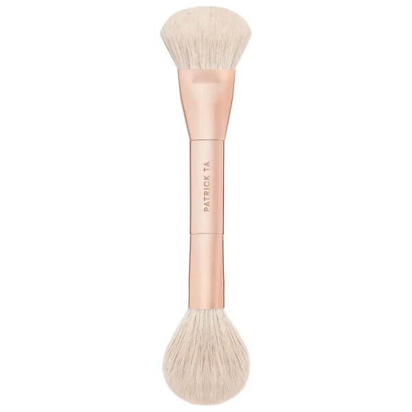 Двосторонній пензлик для рум'ян PATRICK TA Dual Ended Blush Brush