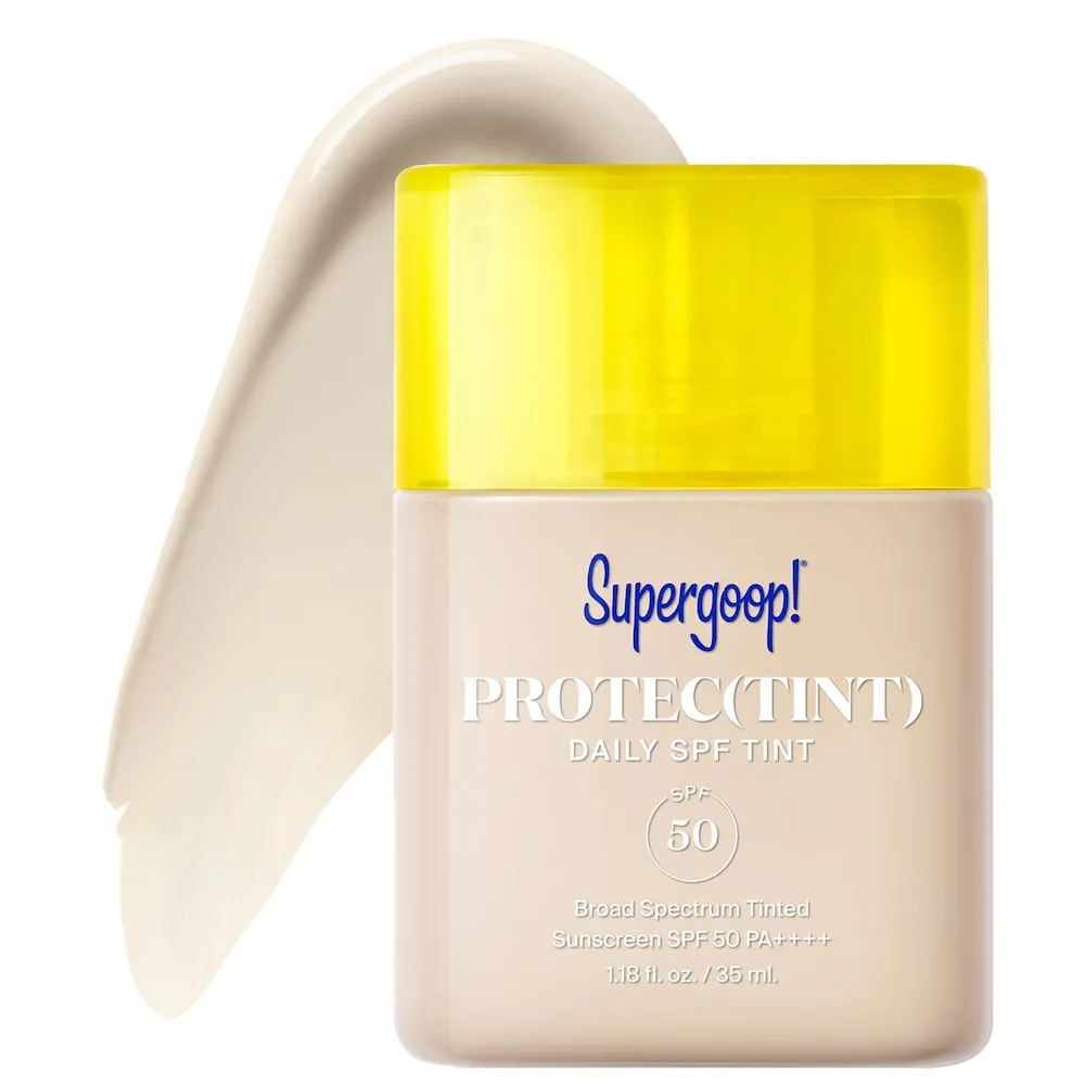 Сонцезахисний тонуючий крем Supergoop! Protec(tint) Daily SPF Tint SPF 50 Sunscreen Skin Tint with Hyaluronic Acid and Ectoin 10N - very fair neutral 1.18 oz / 35 mL
