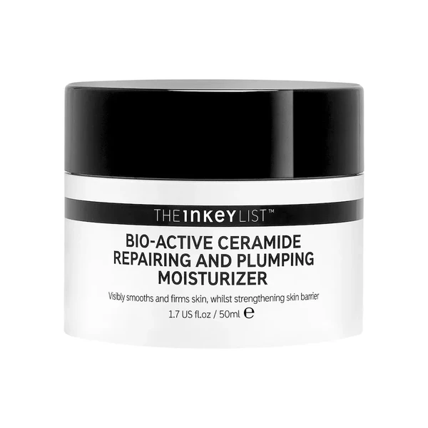Крем з церамідами The INKEY List Bio-Active Ceramide Repairing and Plumping Moisturizer + Barrier Strengthening 1.7 oz