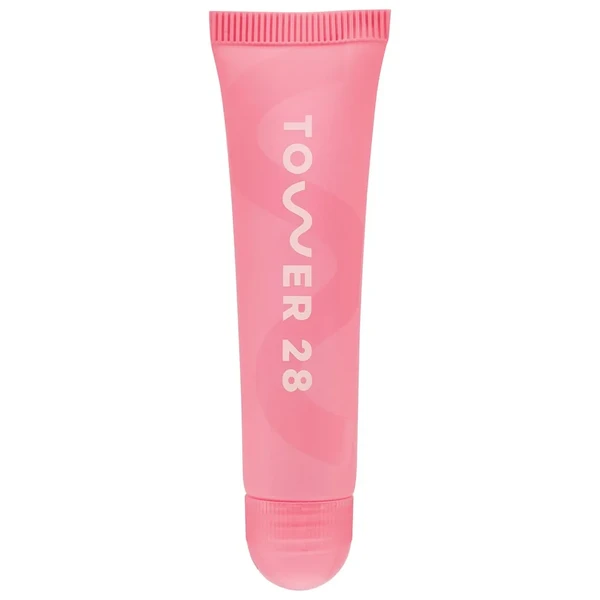 Зволожуючий бальзам для губ Tower 28 Beauty LipSoftie™ Hydrating Tinted Lip Treatment Balm Watermelon Kiwi - sheer baby pink 0.38oz / 11g