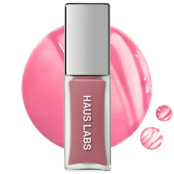 Зволожуючий блиск для губ HAUS LABS BY LADY GAGA PhD Hybrid Lip Glaze Plumping Gloss Color: Macaron - cool pink Size 0.25 oz