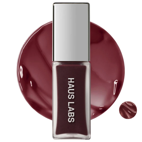 Зволожуючий блиск для губ HAUS LABS BY LADY GAGA PhD Hybrid Lip Glaze Plumping Gloss Color: Fig - warm deep brown Size 0.25 oz