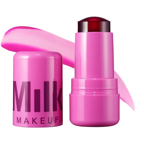 Зволожуючий рум'янець для губ та щік MILK MAKEUP Cooling Water Jelly Tint Lip + Cheek Blush Stain Splash - Berry Plum .17 oz / 5 g