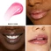 Увлажняющий блеск для губ Too Faced Kissing Jelly Non-Sticky Lip Oil Gloss Color: Bubblegum - pink with shimmer Size 0.15 oz - Фото 2