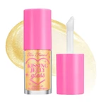 Увлажняющий блеск для губ Too Faced Kissing Jelly Non-Sticky Lip Oil Gloss Color: Pina Colada - clear with shimmer Size 0.15 oz