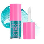 Увлажняющий блеск для губ Too Faced Kissing Jelly Non-Sticky Lip Oil Gloss Color: Sweet Cotton Candy - cool mint blue Size 0.15 oz